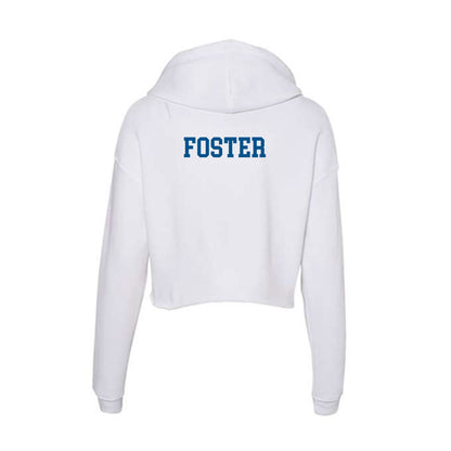 Delaware - Synchronized Skating : Cai Foster - Women's Crop Fleece Hoodie-1