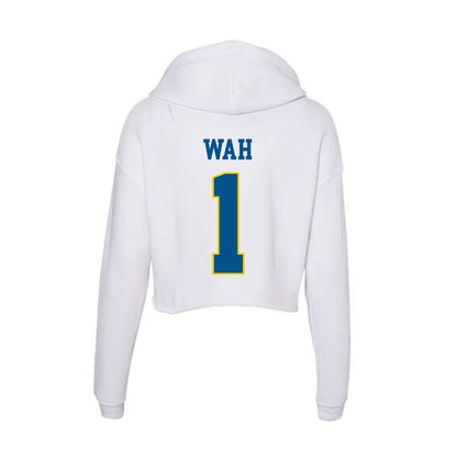 Delaware - Men's D2 Ice Hockey : Nick Wah - Women's Crop Fleece Hoodie-1