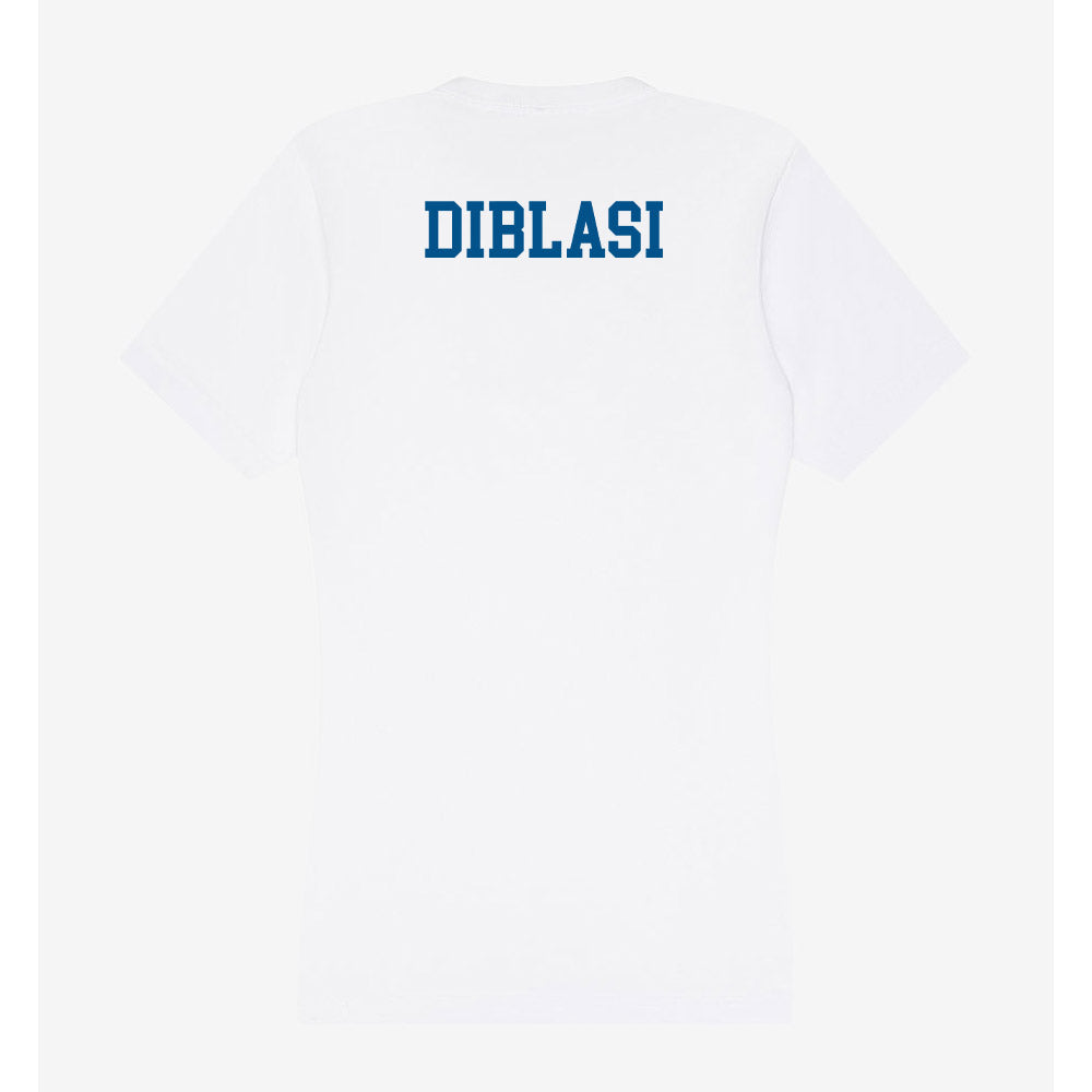 Delaware - Synchronized Skating : Julia DiBlasi - Women's V-Neck T-Shirt-1