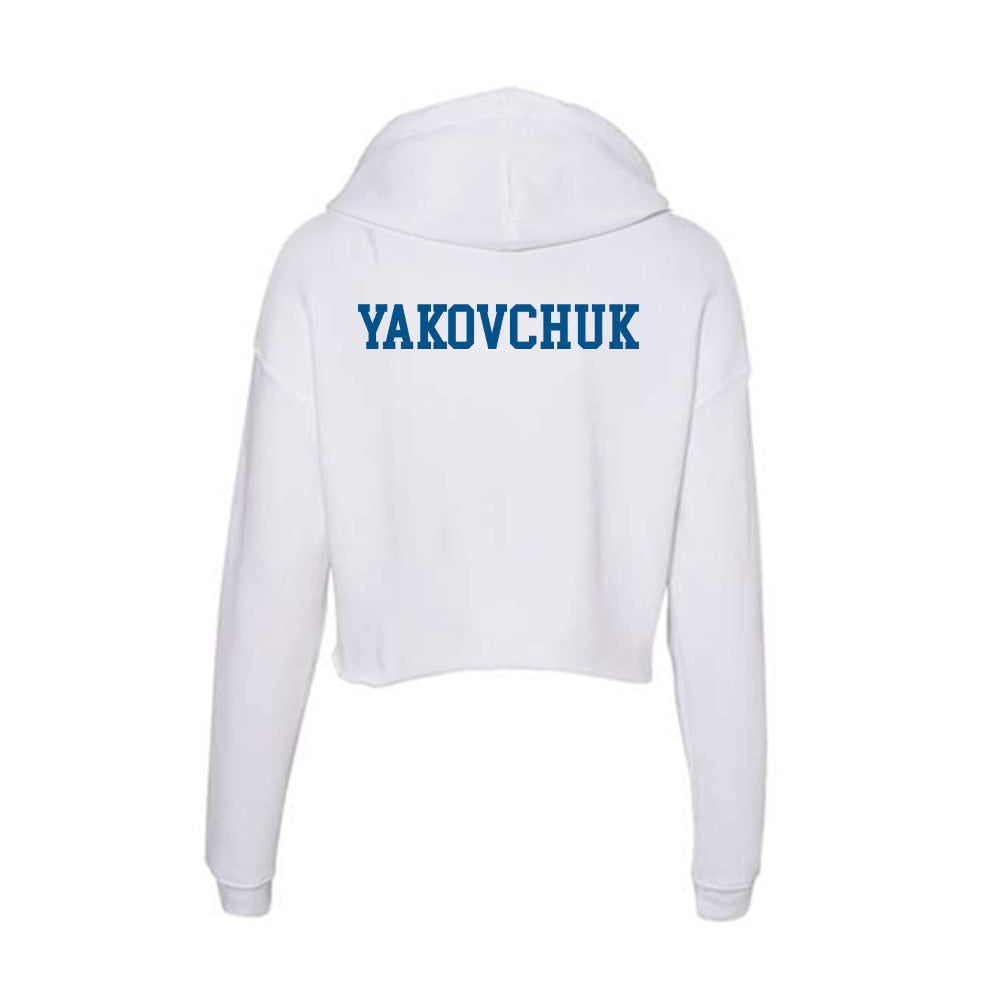 Delaware - Crew : Jason Yakovchuk - Women's Crop Fleece Hoodie-1