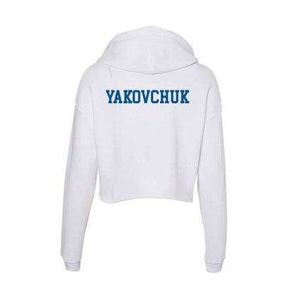 Delaware - Crew : Jason Yakovchuk - Women's Crop Fleece Hoodie-1
