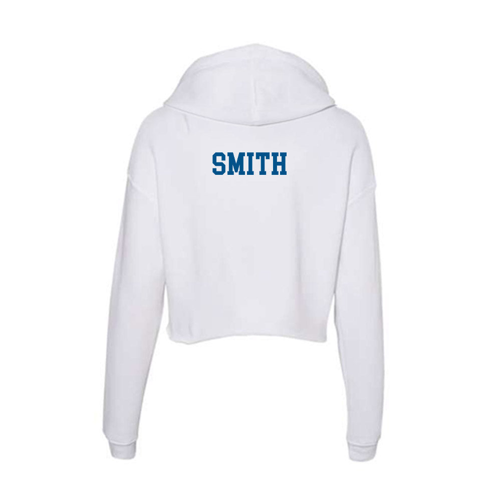 Delaware - Crew : Gavin Smith - Women's Crop Fleece Hooded Sweatshirt-1