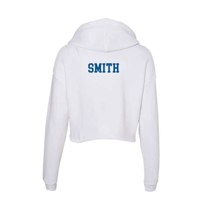 Delaware - Crew : Gavin Smith - Women's Crop Fleece Hooded Sweatshirt-1