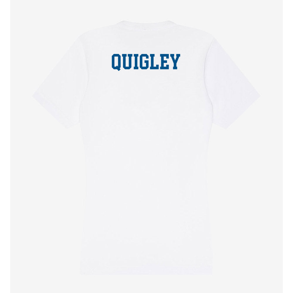 Delaware - Synchronized Skating : Elizabeth Quigley - Women's V-Neck T-Shirt-1