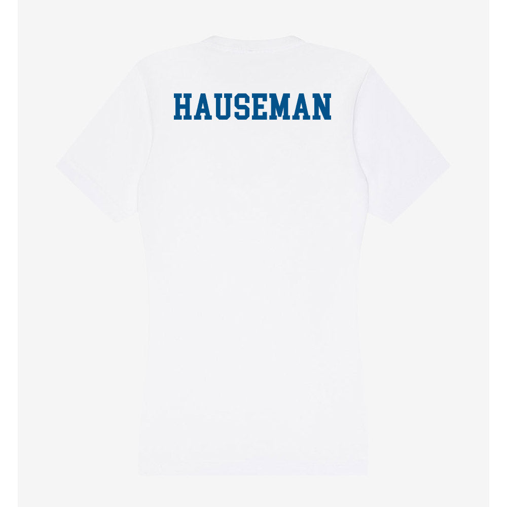 Delaware - Wrestling : Brady Hauseman - Women's V-Neck T-Shirt-1