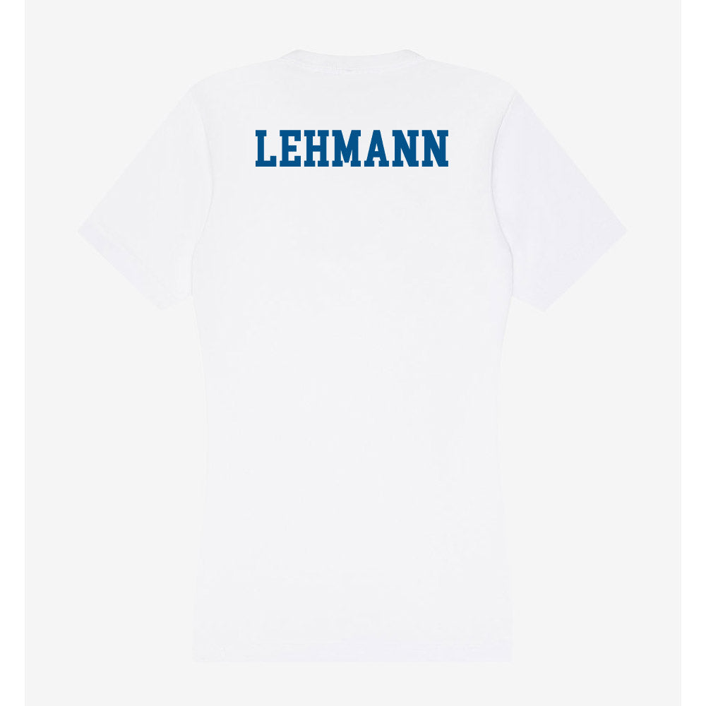 Delaware - Figure Skating : Bryan Lehmann - Women's V-Neck T-Shirt-1