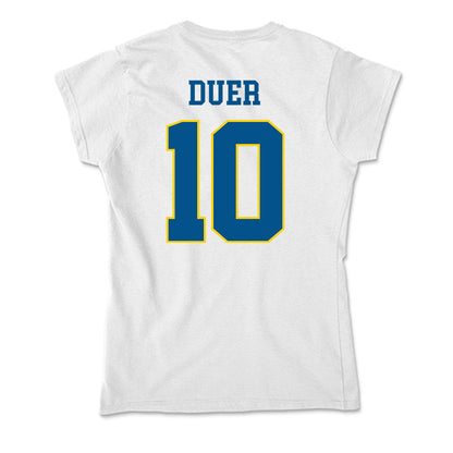 Delaware - Men's D2 Ice Hockey : Mason Duer - Soft Style Women’s T-Shirt-1