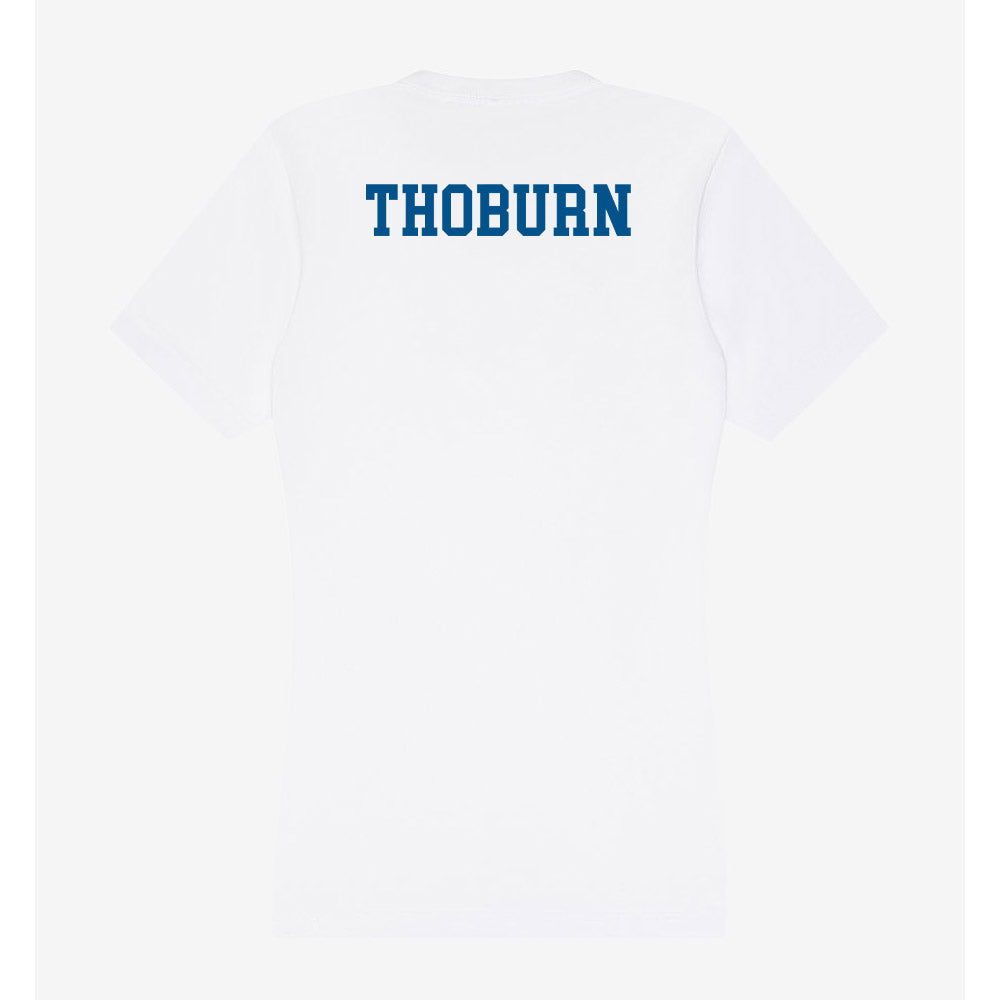 Delaware - Figure Skating : Ben Thoburn - Women's V-Neck T-Shirt-1