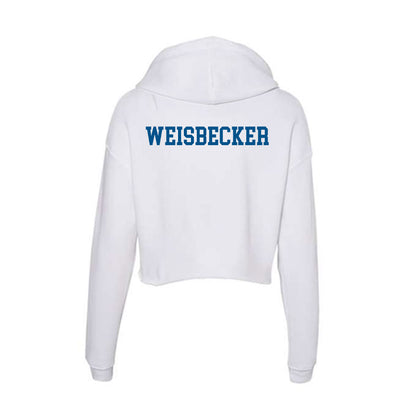 Delaware - Crew : Samuel Weisbecker - Women's Crop Fleece Hoodie-1
