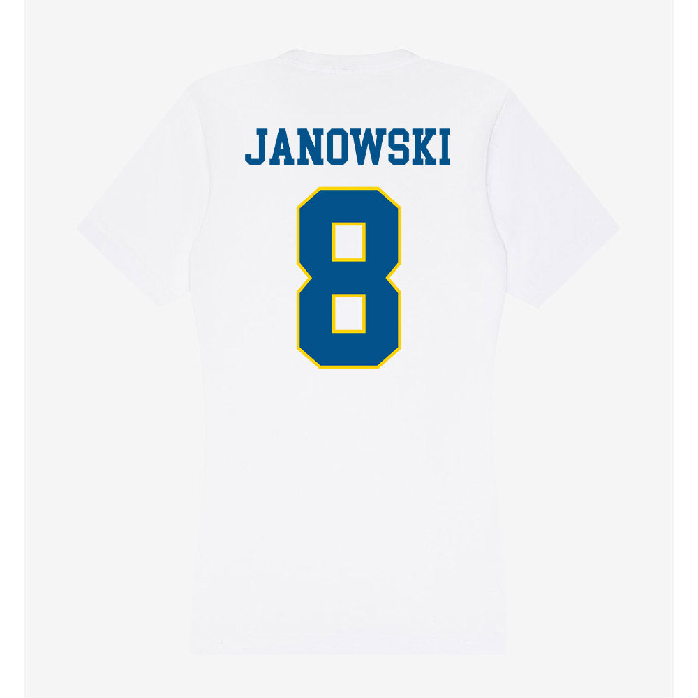 Delaware - Women's Ice Hockey : Julia Janowski - Women's V-Neck T-Shirt-1