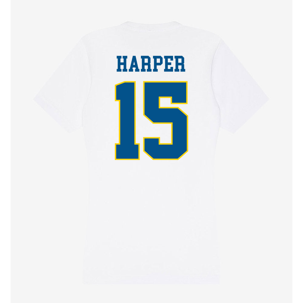 Delaware - Flag Football : Elsie Harper - Women's V-Neck T-Shirt-1