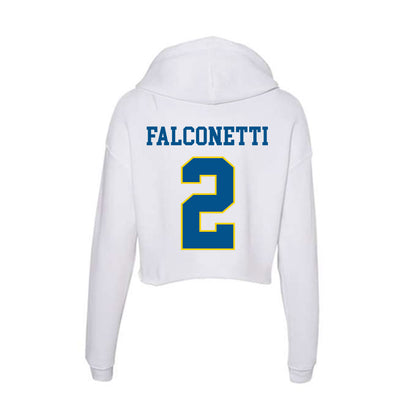 Delaware - Women's Rugby : Payton Falconetti - Women's Crop Fleece Hoodie-1