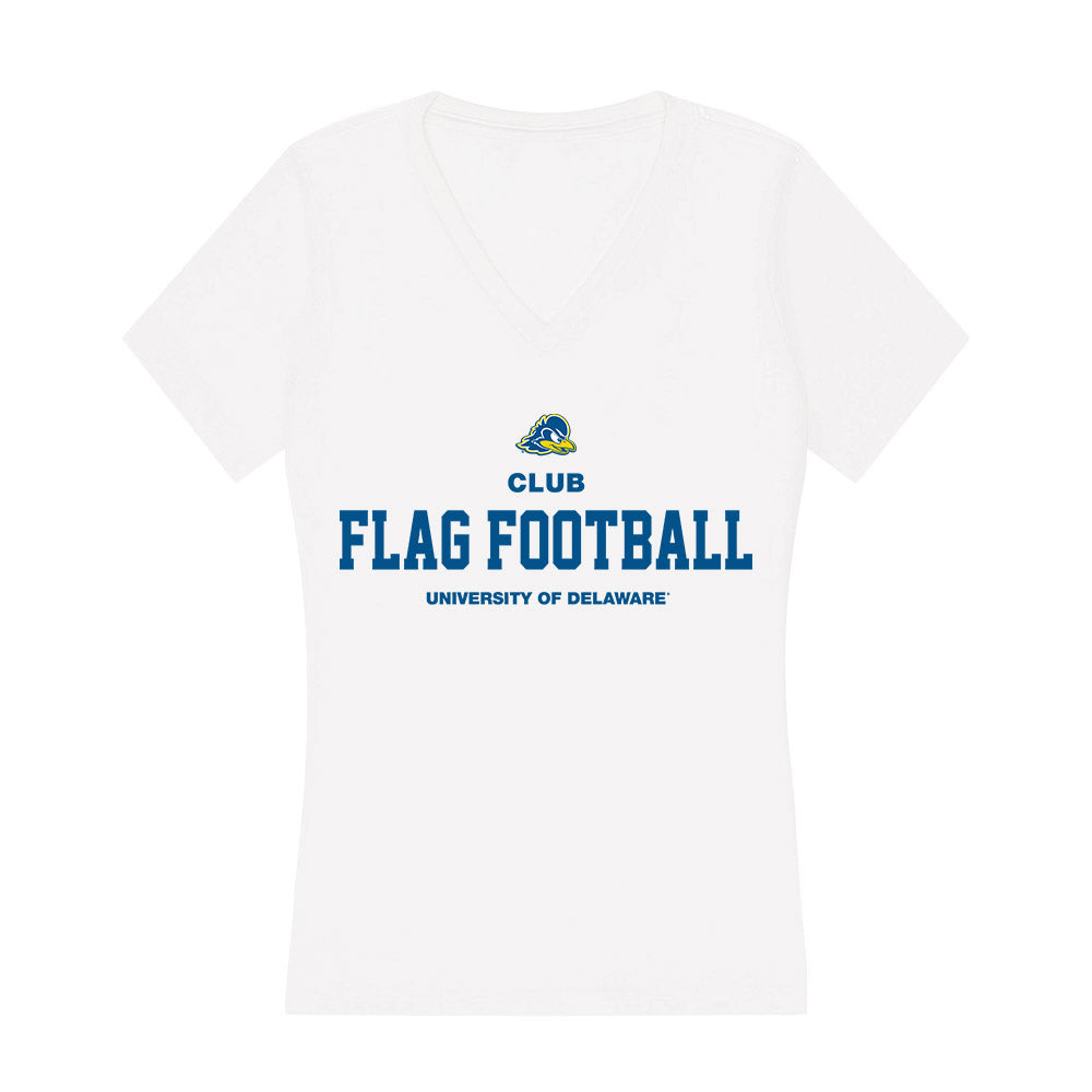 Delaware - Flag Football : Julia Vitello - Women's V-Neck T-Shirt-0