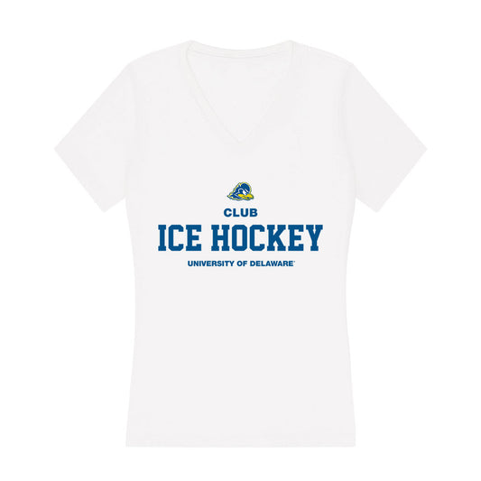 Delaware - Women's Ice Hockey : Grace Mattone - Women's V-Neck T-Shirt-0