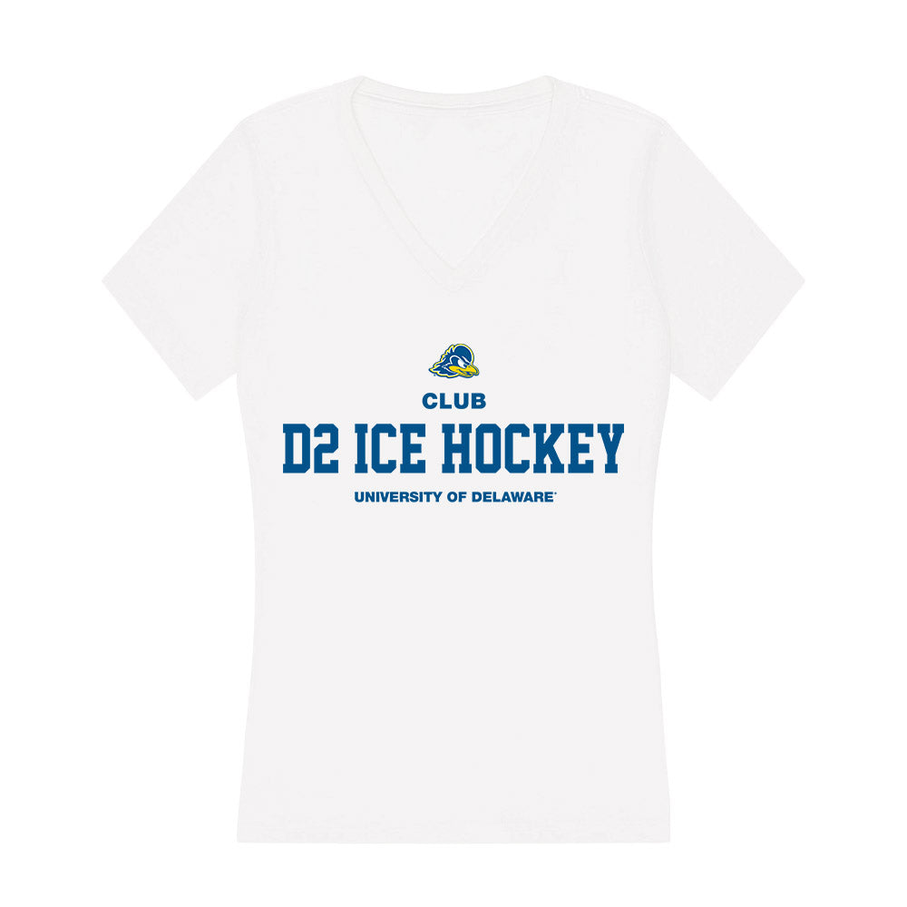 Delaware - Men's D2 Ice Hockey : Ryan Williams - Women's V-Neck T-Shirt-0