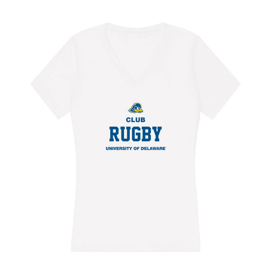Delaware - Women's Rugby : Megan Alonzo - Women's V-Neck T-Shirt-0