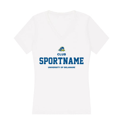 Delaware - Wrestling : Mark Marsigliand - Women's V-Neck T-Shirt-0
