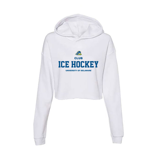 Delaware - Women's Ice Hockey : Grace Mattone - Women's Crop Fleece Hoodie-0
