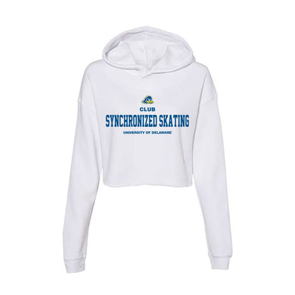 Delaware - Synchronized Skating : Geneva Goodwin - Women's Crop Fleece Hoodie-0