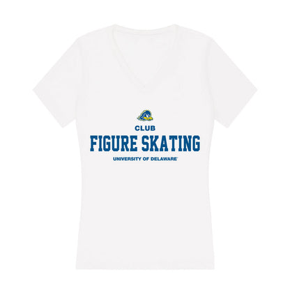 Delaware - Figure Skating : Sarah Powell - Women's V-Neck T-Shirt-0