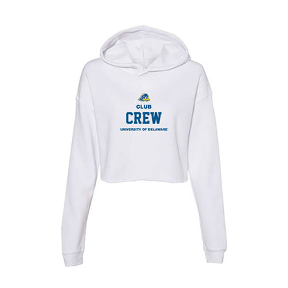 Delaware - Crew : Jarrett Zuckerman - Women's Crop Fleece Hooded Sweatshirt-0